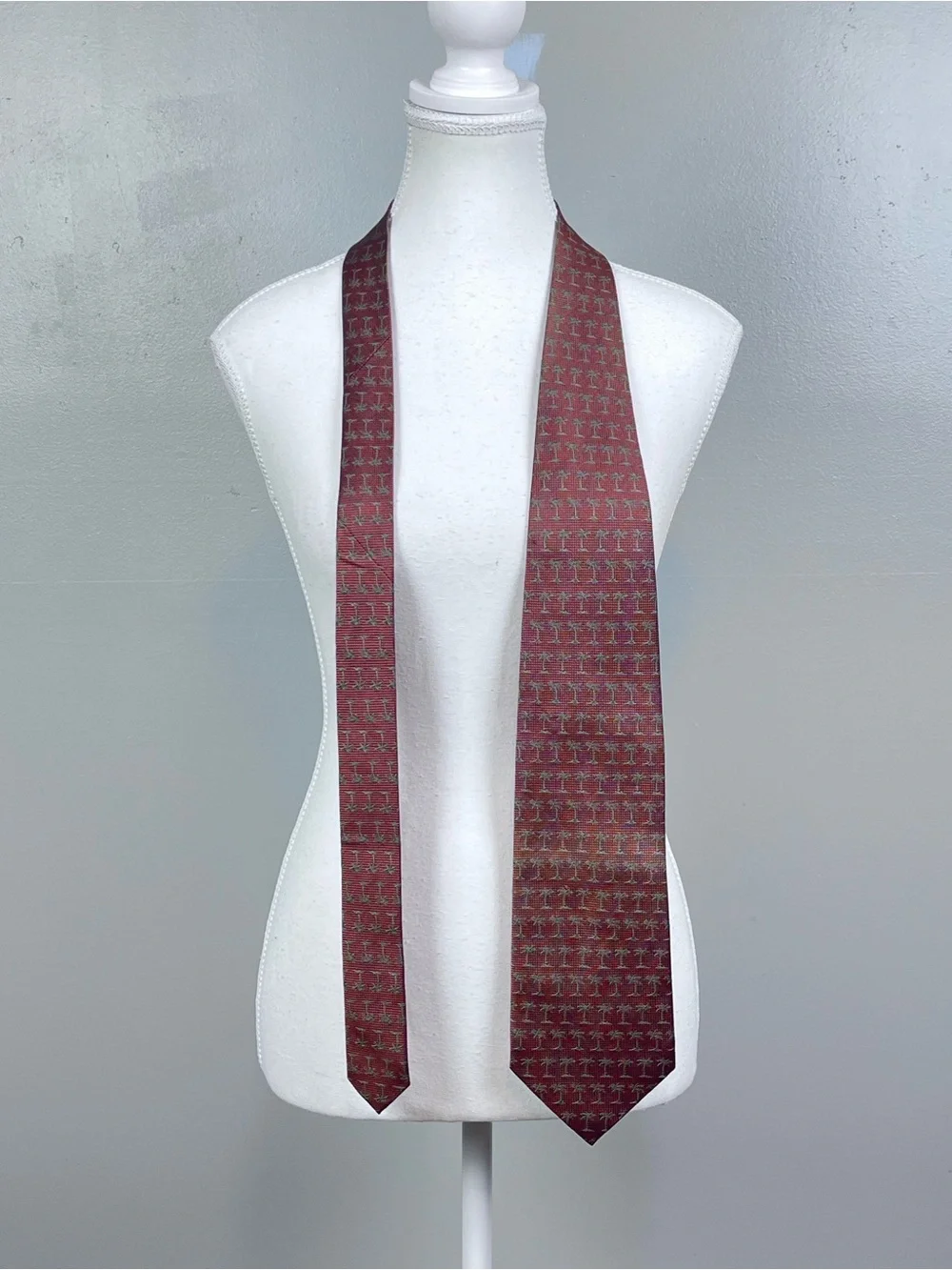 Lot of 2 Tommy Bahama 100% Silk Off Island Tropical Themed Ties; Wedding, Cruise